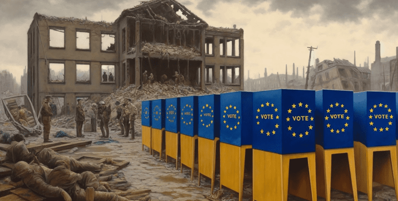 EU-Wahl 2024: Kein Ruf nach Frieden - fast alle Parteien sind auf Rüstung und Krieg fixiert 