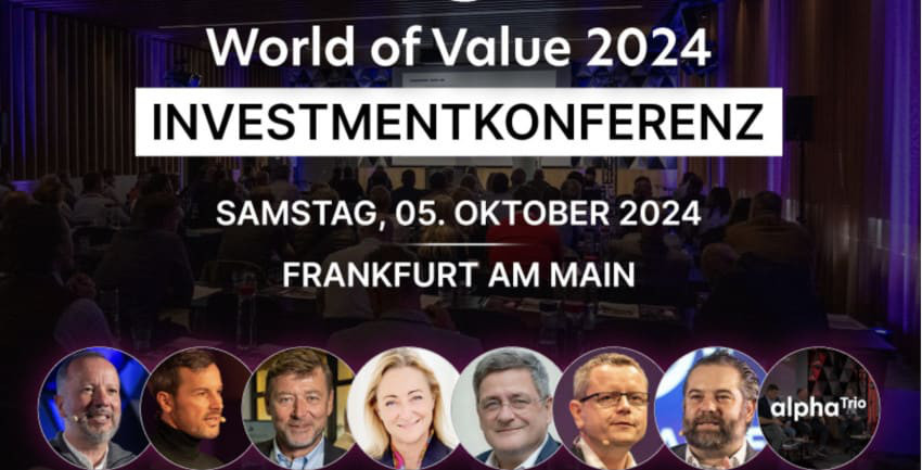 Thomas Bachheimer an der World of Value Investmentkonferenz am 05. Oktober 2024 - Wertvolle Tipps und neue Erkenntnisse