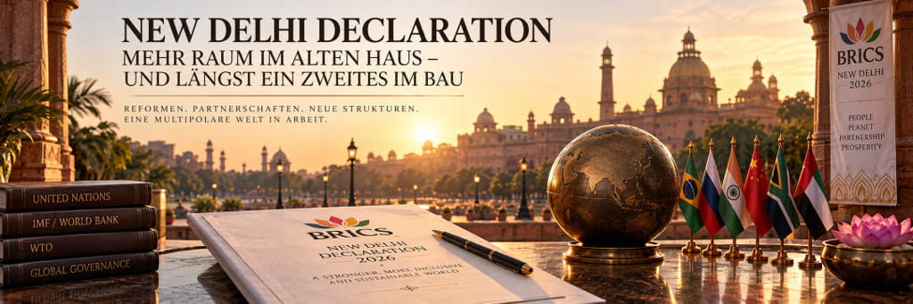 New Delhi Declaration: Größere Zimmer im alten Haus – während nebenan ein neues entsteht