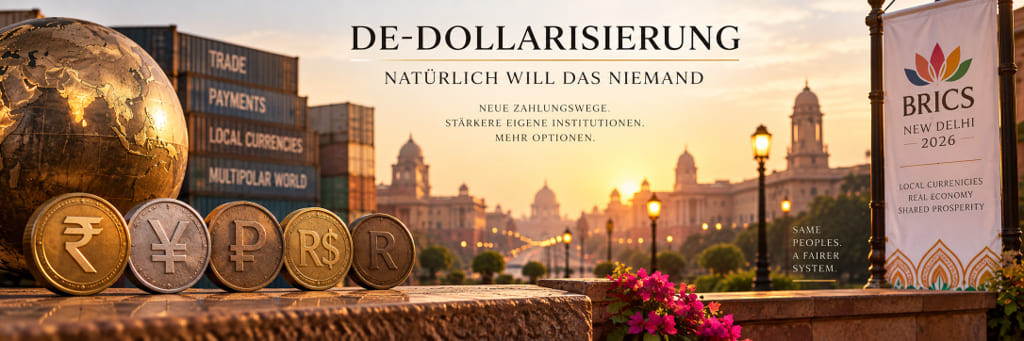 De-Dollarisierung – natürlich will das niemand